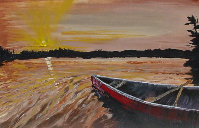 Canoe Painting